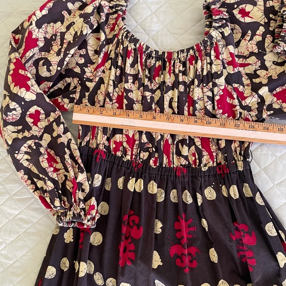 Vintage 70s Hippie Chic Maxi Dress - Picture 5 of 7